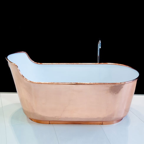 ванна из меди современный дизайн